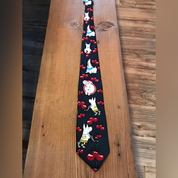 Cherry’s Blossom Don Cherry’s Dog Blue Necktie - Picture 5 of 7